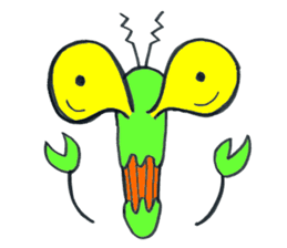 Mantis life sticker #2331133