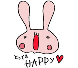 Shiawase Rabbit sticker #2331446