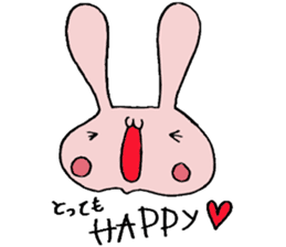 Shiawase Rabbit sticker #2331446