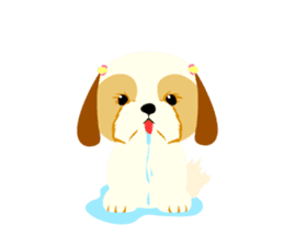 There is no character Shih Tzu sticker #2332023
