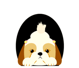 There is no character Shih Tzu sticker #2332033