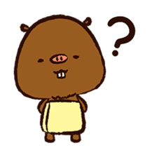 YuruKawa Capybara Kun sticker #2332193