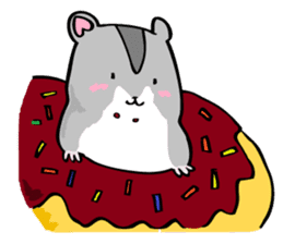 hamster girl sticker #2332496