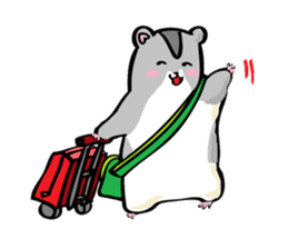 hamster girl sticker #2332503