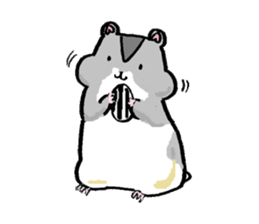 hamster girl sticker #2332513