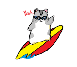 hamster girl sticker #2332520