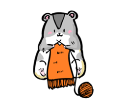 hamster girl sticker #2332521