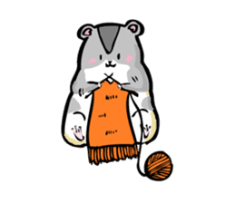 hamster girl sticker #2332521