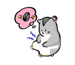 hamster girl sticker #2332523