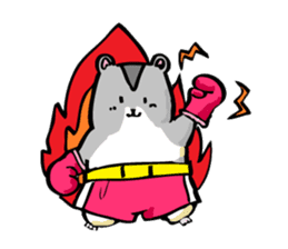 hamster girl sticker #2332531