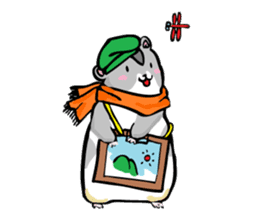 hamster girl sticker #2332533