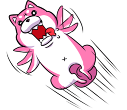 pink shibainu sticker #2332906