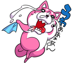 pink shibainu sticker #2332910