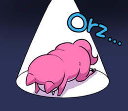 pink shibainu sticker #2332913