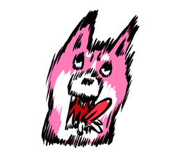 pink shibainu sticker #2332935