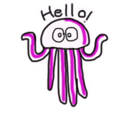 Lovely Jellyfish sticker #2333058