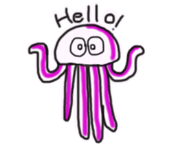 Lovely Jellyfish sticker #2333058