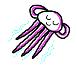 Lovely Jellyfish sticker #2333059