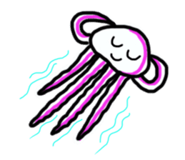 Lovely Jellyfish sticker #2333059