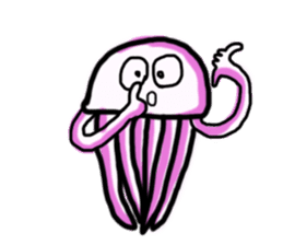 Lovely Jellyfish sticker #2333060