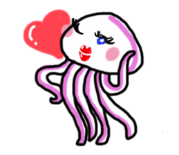 Lovely Jellyfish sticker #2333073