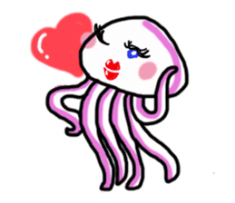 Lovely Jellyfish sticker #2333073