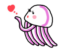 Lovely Jellyfish sticker #2333075