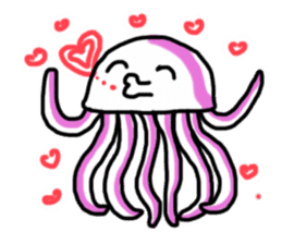 Lovely Jellyfish sticker #2333081