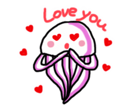 Lovely Jellyfish sticker #2333084