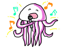 Lovely Jellyfish sticker #2333088