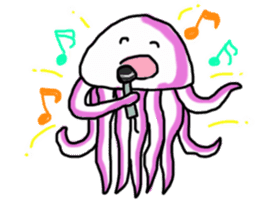 Lovely Jellyfish sticker #2333088
