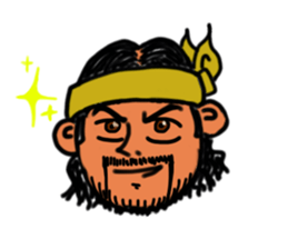 Mountains lover Yama-san. sticker #2333410