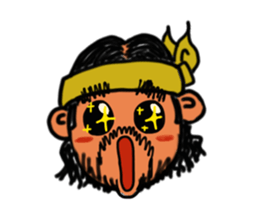 Mountains lover Yama-san. sticker #2333411