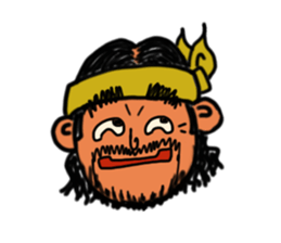 Mountains lover Yama-san. sticker #2333412