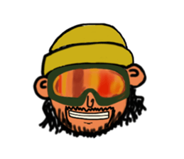 Mountains lover Yama-san. sticker #2333413