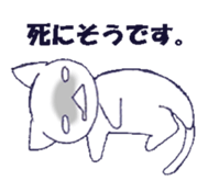 I am white cat sticker #2333502