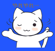 I am white cat sticker #2333526