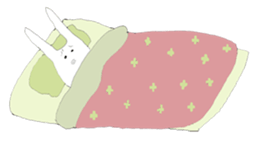 Rabbits don't feel  motivated sticker #2333936