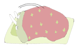 Rabbits don't feel  motivated sticker #2333937