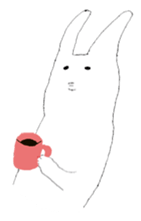 Rabbits don't feel  motivated sticker #2333955