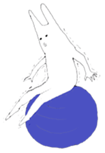 Rabbits don't feel  motivated sticker #2333958