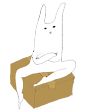 Rabbits don't feel  motivated sticker #2333959