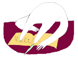 Rabbits don't feel  motivated sticker #2333967