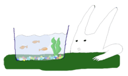 Rabbits don't feel  motivated sticker #2333968