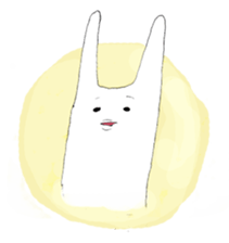 Rabbits don't feel  motivated sticker #2333969