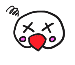 A white paddybird sticker #2334803