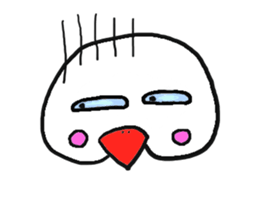 A white paddybird sticker #2334827