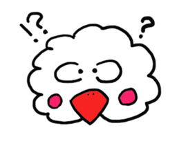 A white paddybird sticker #2334831