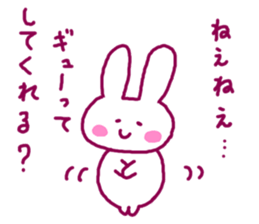 Lover rabbit sticker #2334952