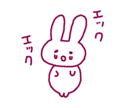 Lover rabbit sticker #2334959